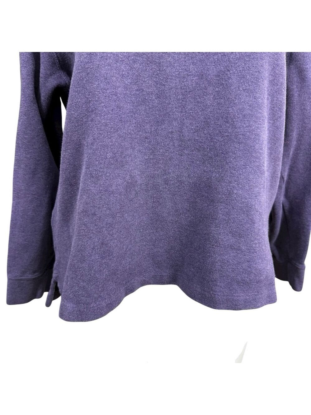 Polo Ralph Lauren Women’s Purple Quarter Zip Sweater Size Large - Picture 4 of 8